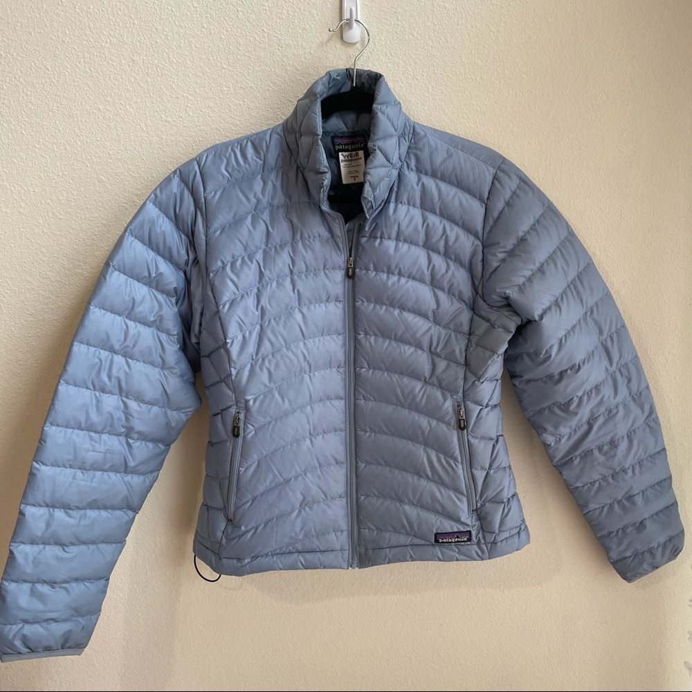 Patagonia Light Blue Women's Puffy Jacket